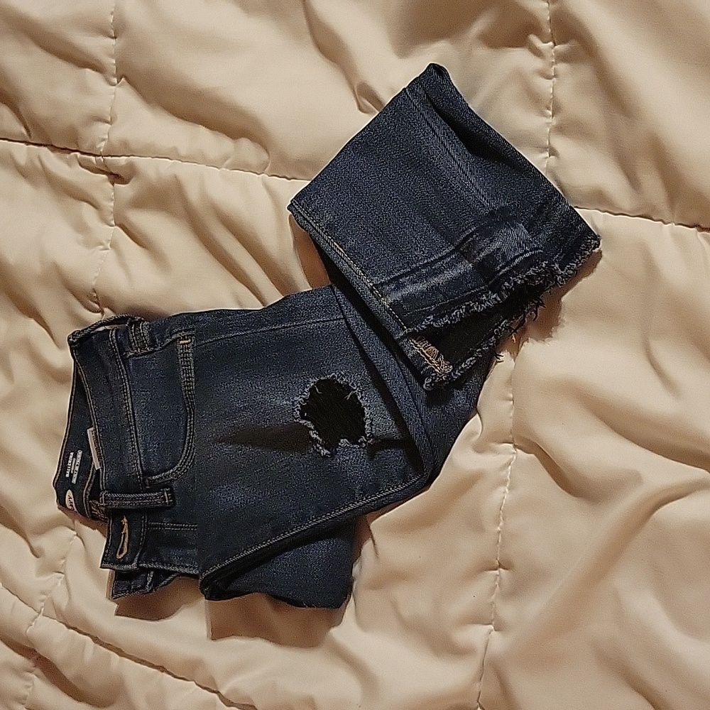 Old navy ballerina dark wash girls jean jeggings size 12